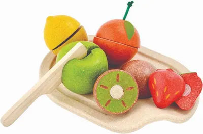 Zdjęcie produktu dla Zestaw drewnianych owoców PlanToys