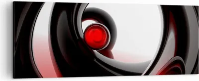Produktbild von Bild auf Leinwand - Leinwandbild - Abstraktion Komposition Glaskugeln - 140x50cm - Wand Bild - Wanddeko - Leinwanddruck - Bilder - Kunstdruck - Leinwand bilder - Wandkunst - AB140x50-0315