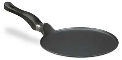 Produktbild von Pfannkuchenpfanne – 25 cm – Gusseisen – Antihaftbeschichtung – Schwarz