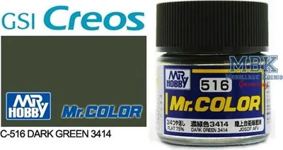 Obrázok produktu pre GUNZE GSC516 Tmavozelená 3414 (10 ml)