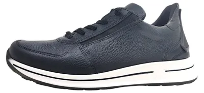 Image de Ara : chaussures basses, mocassins, chaussures de sport à lacets, couleur noire, style décontracté