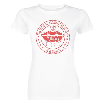 Produktbild von Philipp Burger - ZensurFH, Girl-Shirt (white)