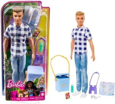 Image de MATTEL Barbie Camping Ken poupée + accessoires HHR66