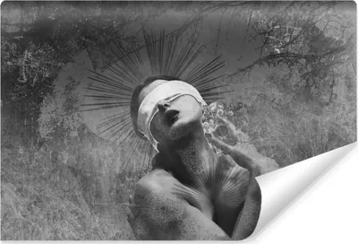 Produktbild von Muralo Vlies Fototapete PORTRÄT Frau Beton Abstraktion Vintage Br. 400cm x Hö. 280cm