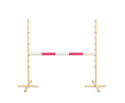 Immagine prodotto di Ostacolo di salto per cavallo Hobby 120cm, trave rosa