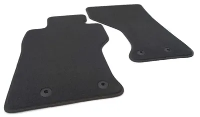 Produktbild von Fußmatten für Mazda MX-5 (ND) ab 2015 Premium Velours Matten in Original Qualität Automatten 2-teilig Schwarz
