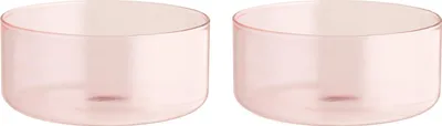 Produktbild von H&h Set 2 Schüssel tageslichtrosa cm 11,5x5