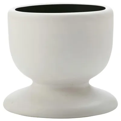 Eierdopjes aus Porzellan, schwarz, 5 cm, 60 ml