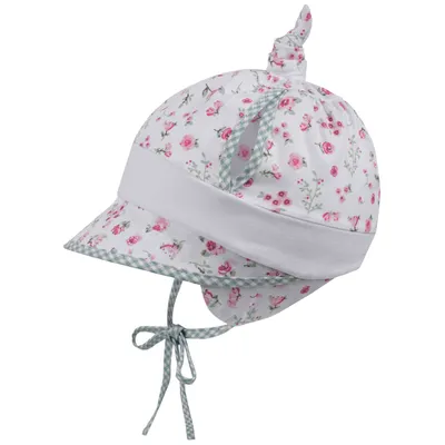 Produktbild von Mädchen Mütze Binde Sommer Zipfel Frühling Sommer Baumwolle, Gr. 42