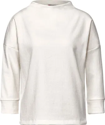 Produktbild von Street One 3/4 Shirt 'Strukturshirt', A322356, lucid white, Gr. 38