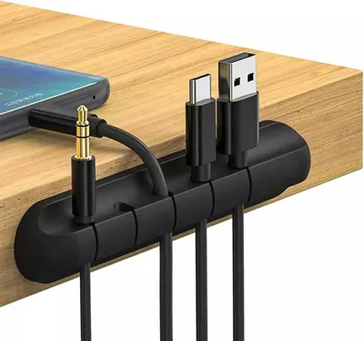 Zdjęcie produktu dla Organizer Kabli Apt Czarny