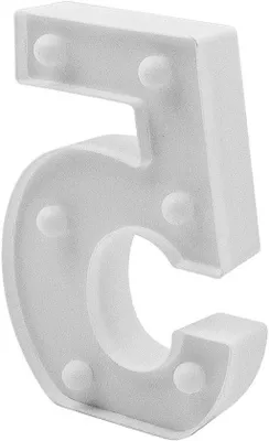 Immagine prodotto di Cifre luminose verdi da 0 a 9 a LED: decorazione per feste e ricorrenze