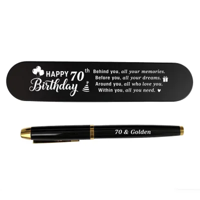 Immagine prodotto di Set regalo di penne incise per il 70° compleanno