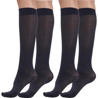 Productafbeelding van BEONTOP compressiekousen voor dames, 140 Den, 1 of 2 paar – kniekousen