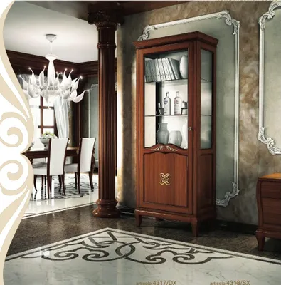 Image de Armoire Vitrine Vitrines Verre Armoire Bois Étagère Moderne Armoires