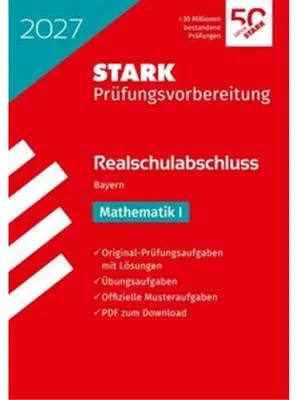 Immagine prodotto di STARK Mathematik I - Realschulabschluss 2027 Bayern - Prüfungsvorbereitung
