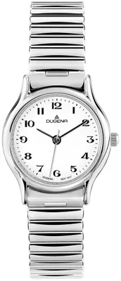Produktbild von Dugena 4460534 Damen-Armbanduhr, Edelstahl-Gehäuse, Metall-Armband