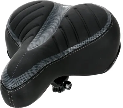 Produktbild von Fahrradsattel für City- und Tourenräder, Damen und Herren Komfortsattel, ergonomisch geformt, Rad-Sattel mit 2 Federungen, leichte Montage, Größe (LxBxH) ca. 25 x 21 x 11 cm