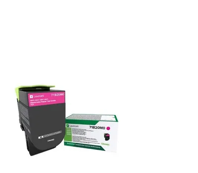 Produktbild von Lexmark X317 - Magenta - original - Tonerpatrone LCCP, LRP - für Lexmark CS317dn, CS417dn, CS517de, CX317dn, CX417de