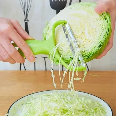 Image de Râpe à légumes à lame large, en acier inoxydable, 1 pièce, pour la cuisine