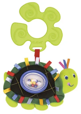 Produktbild von KŽs Kids Rasselschildkröte mit Kinderwagenbefestigung