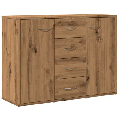 Immagine prodotto di Credenza Rovere Artigianale 88x30x64 cm in Legno Multistrato