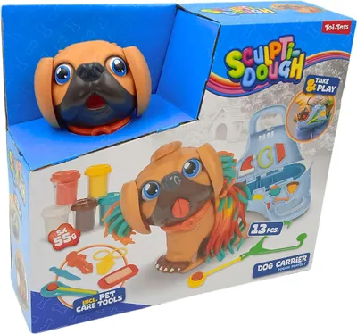 Image de Set vétérinaire créatif avec modeline - Chien