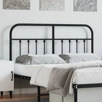Produktbild von Möbel Kopfteil Metall Schwarz 135 cm - Kopfteile 352610