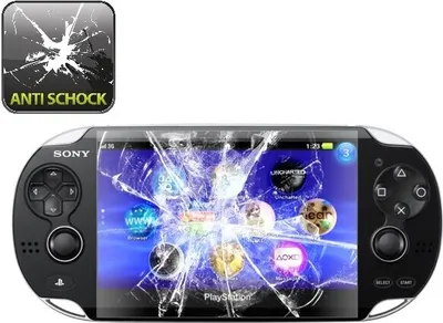 Produktbild von 4x Panzerfolie für Sony PS Vita ANTI-SCHOCK Displayschutzfolie Displayfolie KLAR
