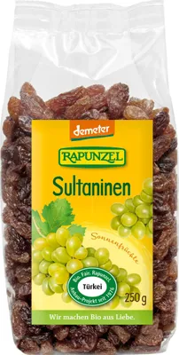 Produktbild von Rapunzel Türkische Sultaninen, demeter 250g