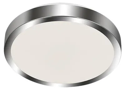 Produktbild von LED Badleuchte Deckenleuchte IP44 15W silber Metall-Kunststoff Ø 29 cm Briloner