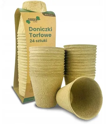 Produktbild von GARDENLINE Torftöpfe für Sämlinge 8x8CM - 24 Stück EDA8471
