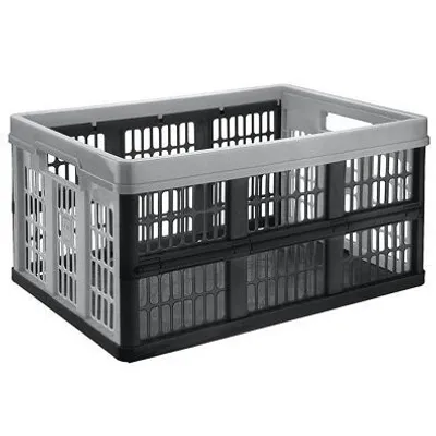 Produktbild von Klappbox - 45 L, schwarz/grau , 1 St.