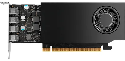 Produktbild von PNY Quadro A400                    4GB GDDR6 4xmDP LP