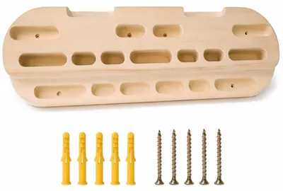 Image de Barre d'escalade en bois pour entraînement de la force