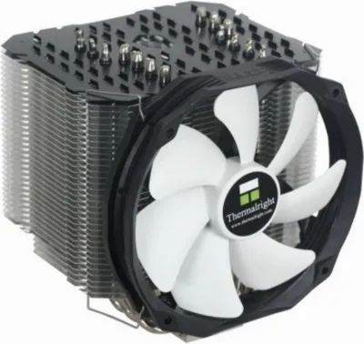 Produktbild von Thermalright Le Grand Macho RT, Kühler, 15 cm, 300 RPM, 1300 RPM, 125 m³/h, Schwarz, Weiß