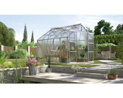 Obrázek produktu pro Vitavia skleník "Jupiter 8300" hliníkový eloxovaný 8,3 m² 4 mm HKP
