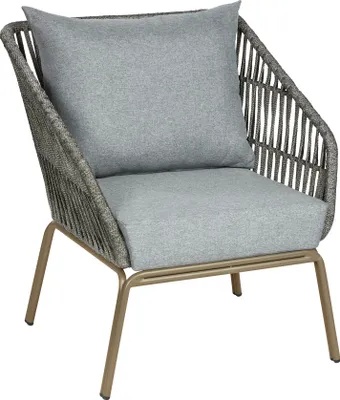 Produktbild von Lambert Lido Outdoor Lounger grau m.Sitzauflage 58478