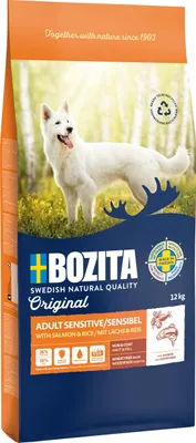 Immagine prodotto di Bozita Original Adult Sensitive con salmone e riso 12kg