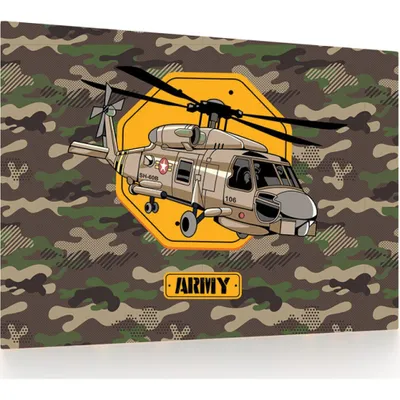 Obrázek produktu pro Karton P+P Podložka na stůl 60x40cm Helikoptéra 5-88023