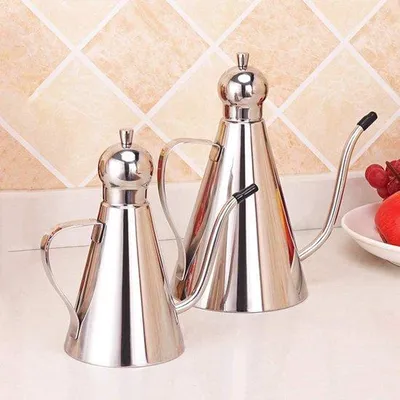 Obrázok produktu pre Fľaša na olej RVS s olejom – 350 ml