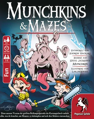 Zdjęcie produktu dla Munchkin & Mazes Gra karciana dla 3-6 graczy w wieku od 12 lat Niemiecki