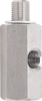 Image de Adaptateur en T pour capteur de pression d'huile M10x1,0 vers M10, jauge pour conduite d'alimentation turbo, acier inoxydable