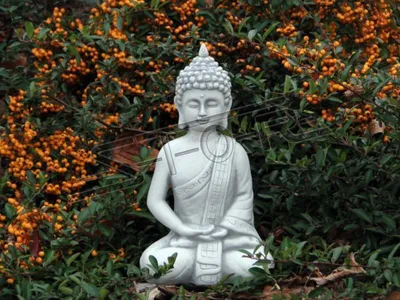 Obrázek produktu pro Buddha malaysia statue figur garten figuren statuen skulptur skulpturen 33cm