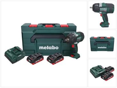 Produktbild von Metabo SSW 18 LTX 1450 BL Akku Schlagschrauber 18 V 1450 Nm Brushless + 2x Akku 4,0 Ah + Ladegerät + metaBOX