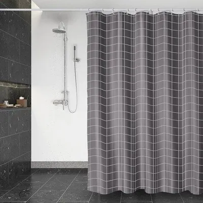 Produktbild von Famanu Duschvorhang 180 x 200 cm - Wasserdicht und schnell trocknend