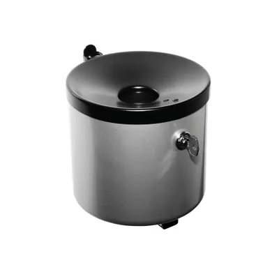 Produktbild von TKG Rondo senior Wandaschenbecher silber abschließbar, 1 St.