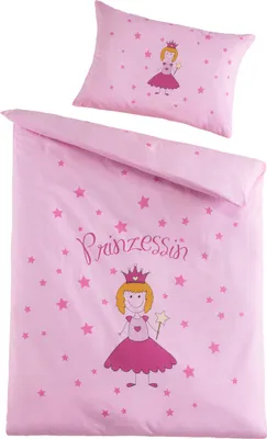 Produktbild von Holiday Heimtex OptiDream Baby Renforcé-Bettwäsche 100x135 cm Prinzessin