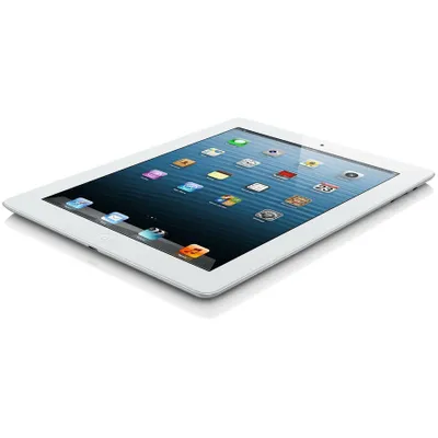 Produktbild von Apple iPadMD526FD/A 24,6 cm (9,7 Zoll) (IPS-Technologie (In-Plane-Switching), Retina-Display) 32 GB Tablet-PC - Apple A6X Prozessor - Weiß - iOS 6 - Multi-Touch 2048 x 1536 Display - Bluetooth - LED Hintergrundbeleuchtung - Slate