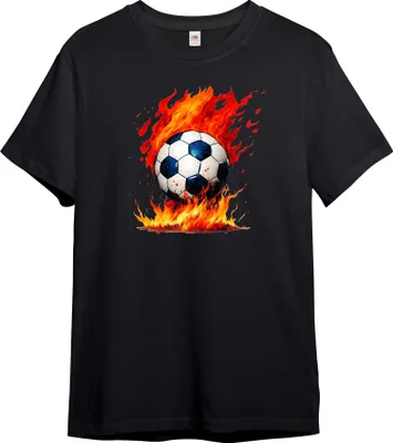 Produktbild von PAULGOS Kinder T-Shirt, Brennender Fußball
